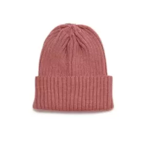 Image of I Saw It First Soft Rib Knit Beanie Hat - Pink