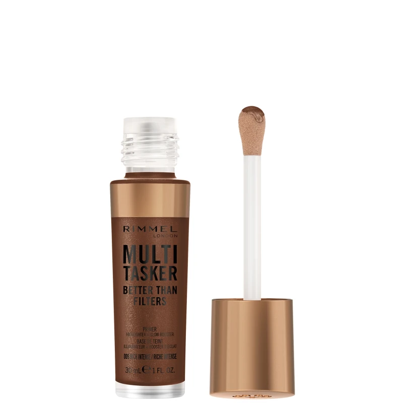 Image of Rimmel London Multi-Tasker Better Than Filters Glow Boosting Primer 30ml (Various Shades) - 009 Rich Intense