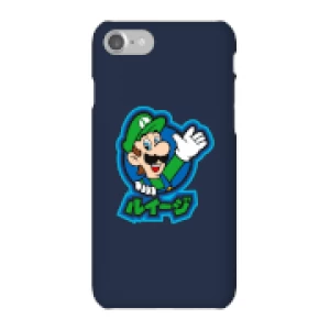 image of Nintendo Super Mario Luigi Kanji Phone Case - iPhone 7 - Snap Case - Gloss