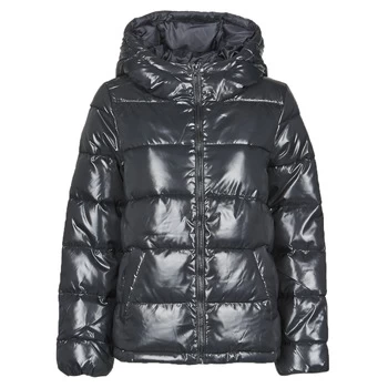 image of Benetton 2EO0536G3 womens Jacket in Black - Sizes UK 6,UK 8,UK 12,UK 14