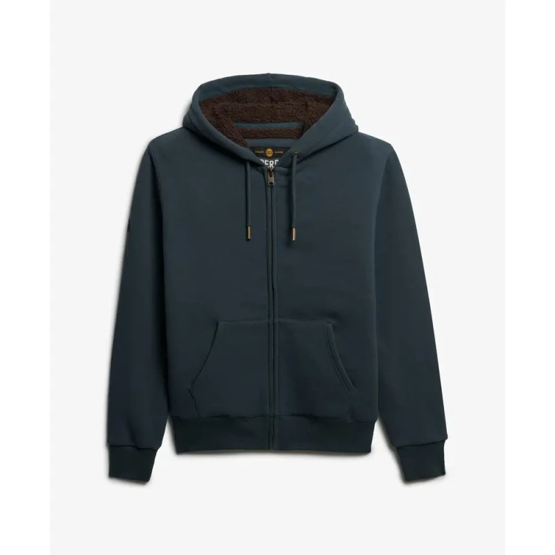 Image of Superdry Hooded sweatshirt Superdry Borg Gris Male S