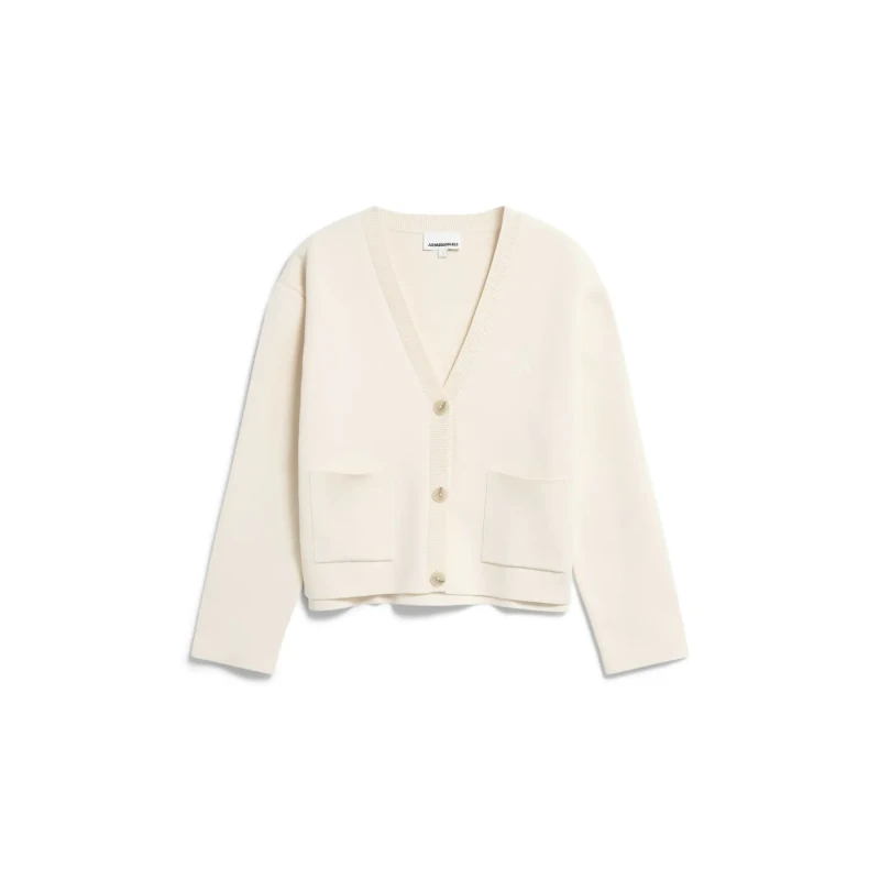 Image of ARMEDANGELS Womens cardigan ARMEDANGELS Fiona Milano Beige Female L