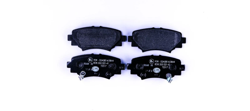 Image of HELLA Brake pad set HELLA 8DB 355 021-411