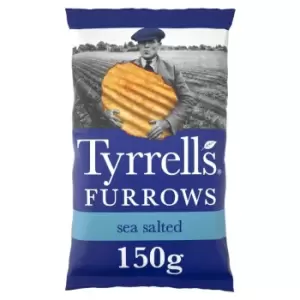 Image of Tyrrell's Tyrrells Furrows Sea Salted Sharing Crisps