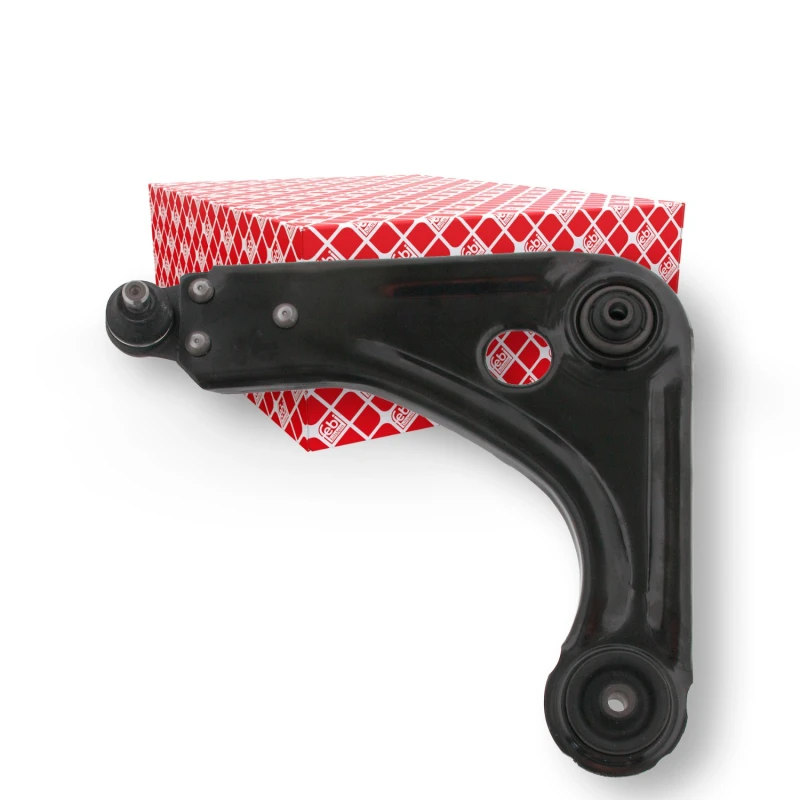 Image of FEBI BILSTEIN 19981 Suspension arm Control Arm, Sheet Steel, Lower, with ball joint, with rubber mounts Sheet Steel Track Control Arm (273)