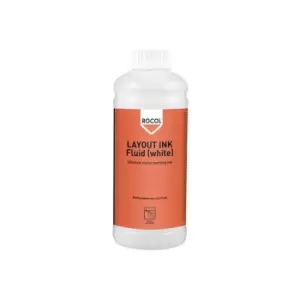 Image of ROCOL LAYOUT INK Fluid White 1 litre