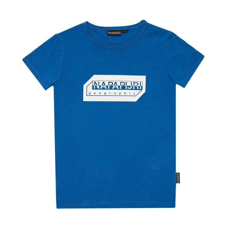Image of Napapijri Kitik T-Shirt Regular Fit T-Shirts 8 Blue 29769418175