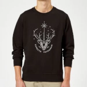 Image of Harry Potter Expecto Patronum Sweatshirt - Black - M