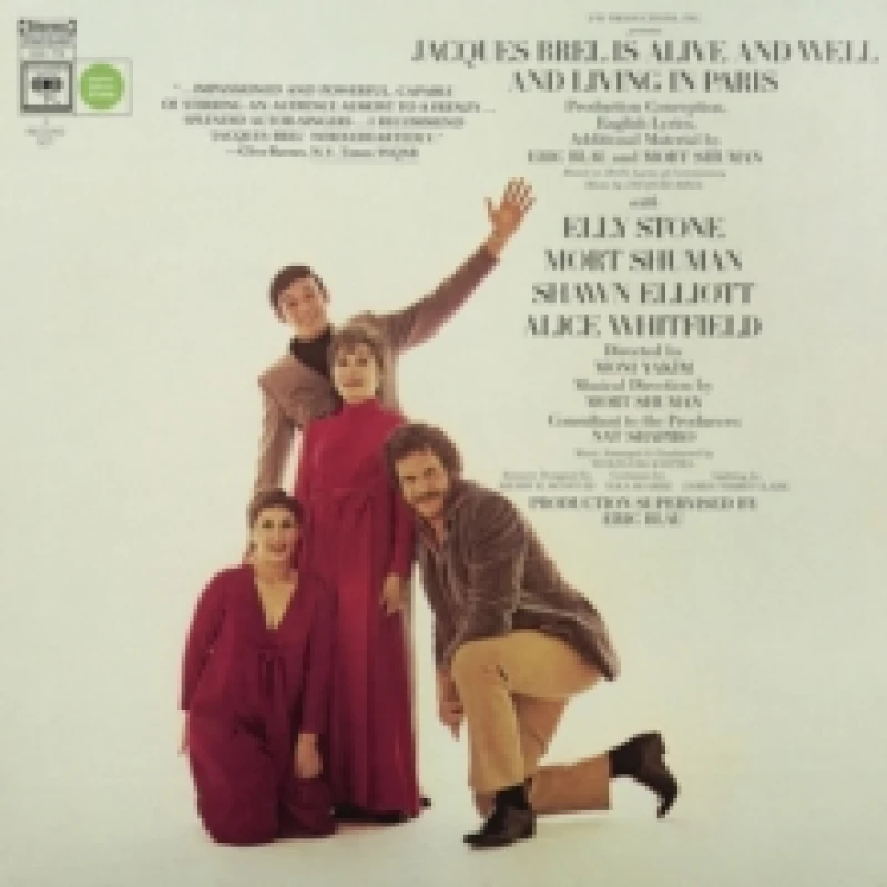 Image of Jacques Brel Is Alive and Well and Living in Paris Vinyl