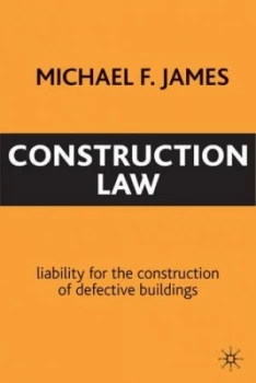 Image of Construction Law by Micheal James Book