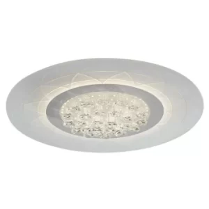 image of Fan Europe HIMALAYA LED Semi Flush Light White 3360lm 4000K 50x15cm