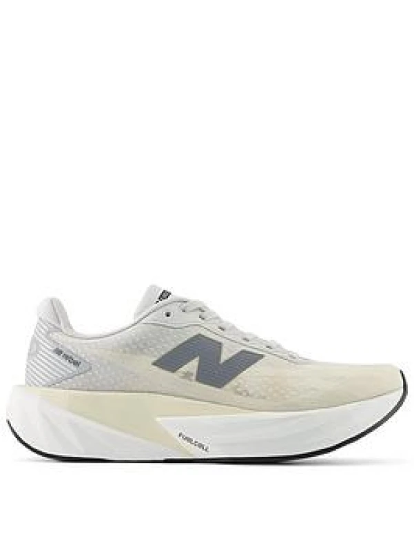 Image of New Balance FuelCell Rebel v5 Womens Running Shoes - Beige Female 4