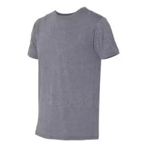 image of Gildan Mens Core Short Sleeve Moisture Wicking T-Shirt (3XL) (Heather Sport Dark Navy)