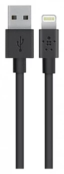 Image of Belkin 3m Lightning to USB 2.4amp Charge and Sync Cable for Apple iPhone 5 5c 5s iPad Air 4th Generation and iPad Mini ...