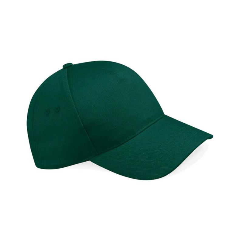 Image of Beechfield Beechfield Men Ultimate 5 Panel Cap in Bottle Green Bottle Green One Size Male 5063425297009