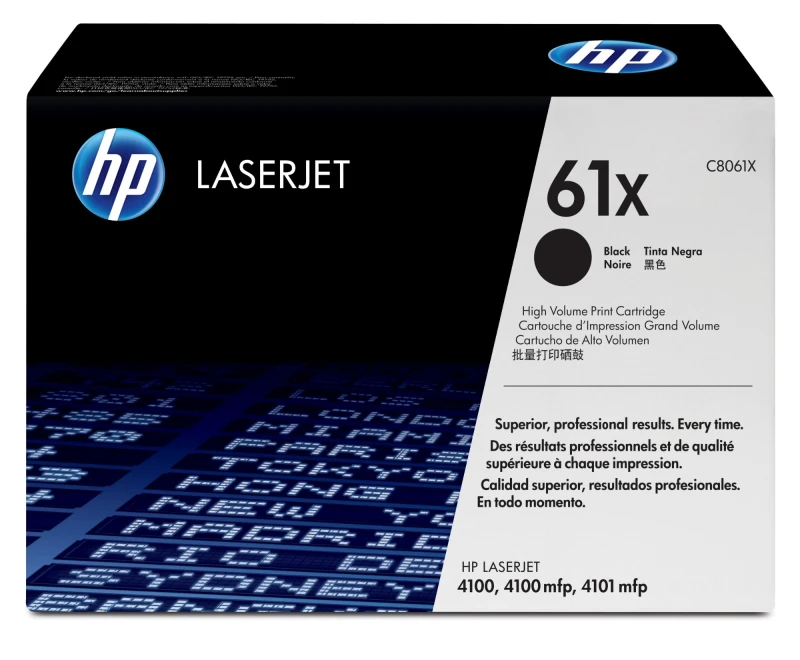 Image of HP C8061X/61X Toner cartridge Black high-capacity. 10K pages ISO/IEC 1