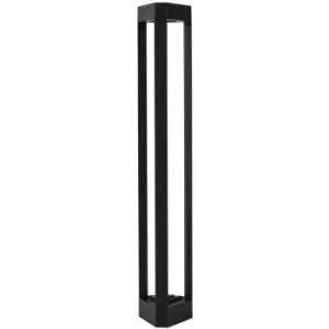 Netlighting Merano Hillsboro 80cm Outdoor Bollard Black Aluminium LED 9W 715Lm 3