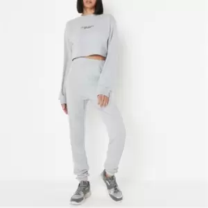 image of Missguided Msgd Sweat and Jogger - Grey