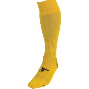 Image of Precision Plain Pro Football Socks Infants (UK Size 8-11) Yellow