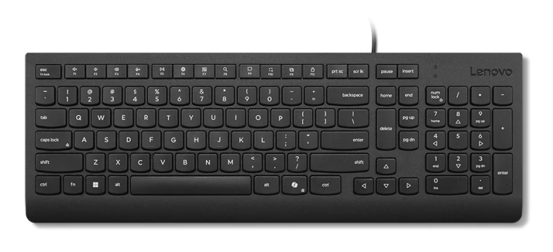 Image of Lenovo 4Y41R64671 keyboard Home/Office USB UK English Black