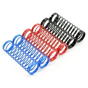 Image of Fastrax 1/10Th 95Mm Spring Set Soft/Blue,Med/Red,Hard/Black