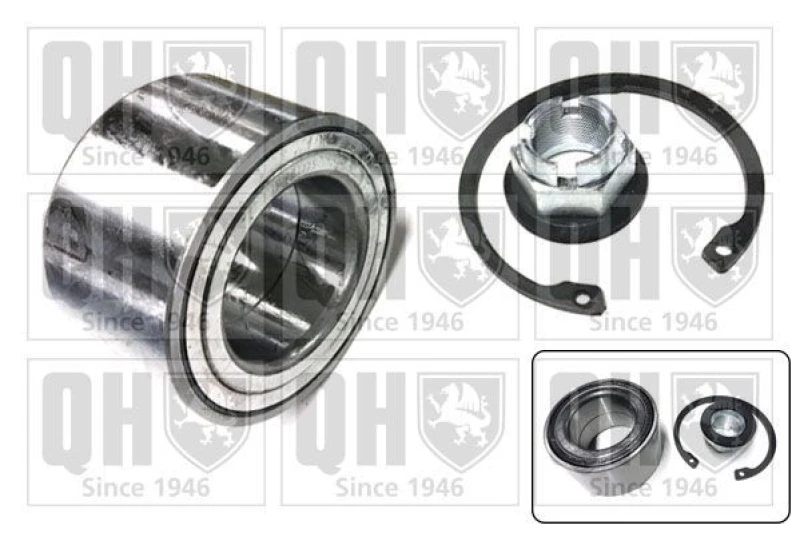 Image of QUINTON HAZELL Wheel bearing kit QUINTON HAZELL QWB1225