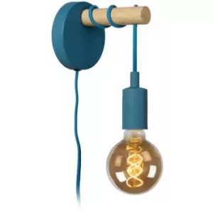 Image of Lucide POLA - Wall Light Children - 1xE27 - Blue