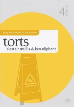 Image of Torts by Alastair Mullis Paperback