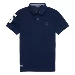 Image of Superstate Cotton Pique Polo Shirt in Regular Fit