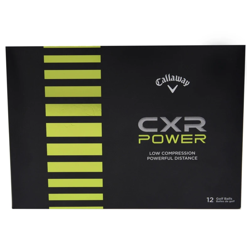 Image of Callaway CXR Power Golf Balls 12 Pack - White White One Size