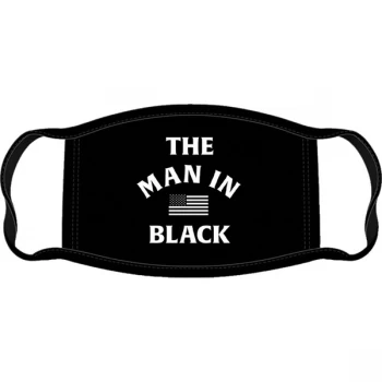 image of Johnny Cash - Man In Black Face Mask - Black