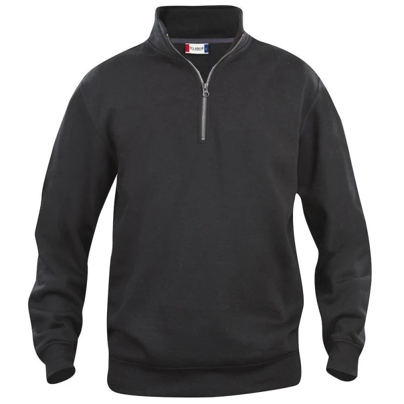 Image of Clique Womens Basic Half Zip Sweatshirt in Black Size: XS Black Female XS