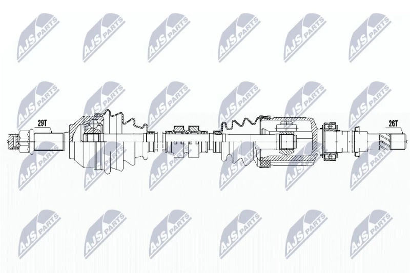 Image of NTY Drive shaft NTY NPW-NS-070