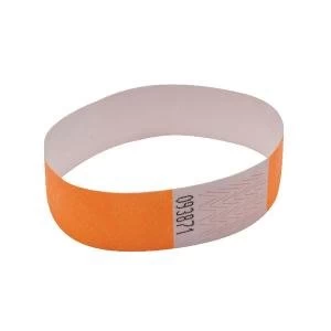 image of Announce Wrist Band 19mm Orange Pack of 1000 AA01836