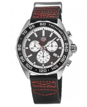 Image of Tag Heuer Formula 1 Quartz Chronograph Black Dial Nato Strap Mens Watch CAZ101E.FC8228 CAZ101E.FC8228