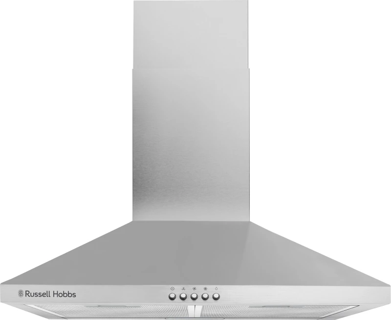 Image of Russell Hobbs RH60SCH03A1SS 60cm Chimney Cooker Hood for Ducted/Recirculating Ventilation - Stainless Steel