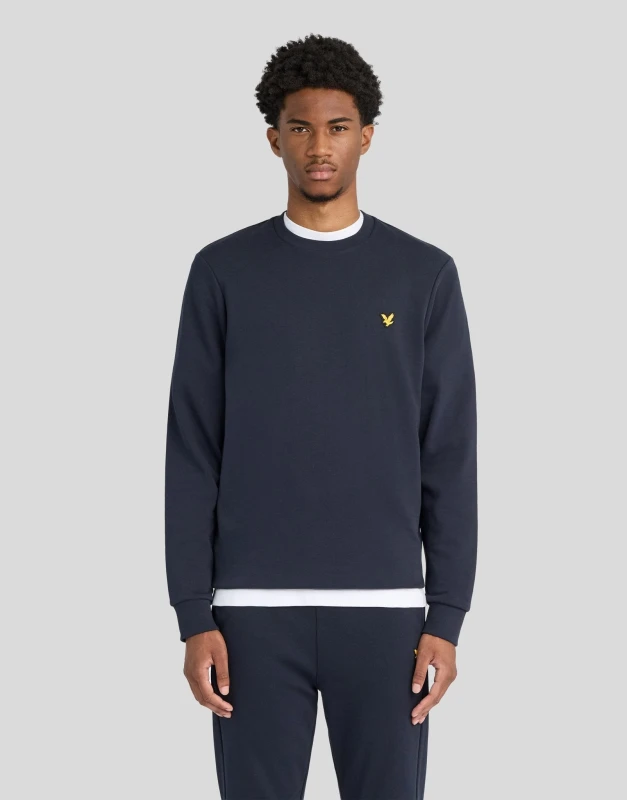 Image of Lyle & Scott Sweater Lyle & Scott Loopback Bleu Male S