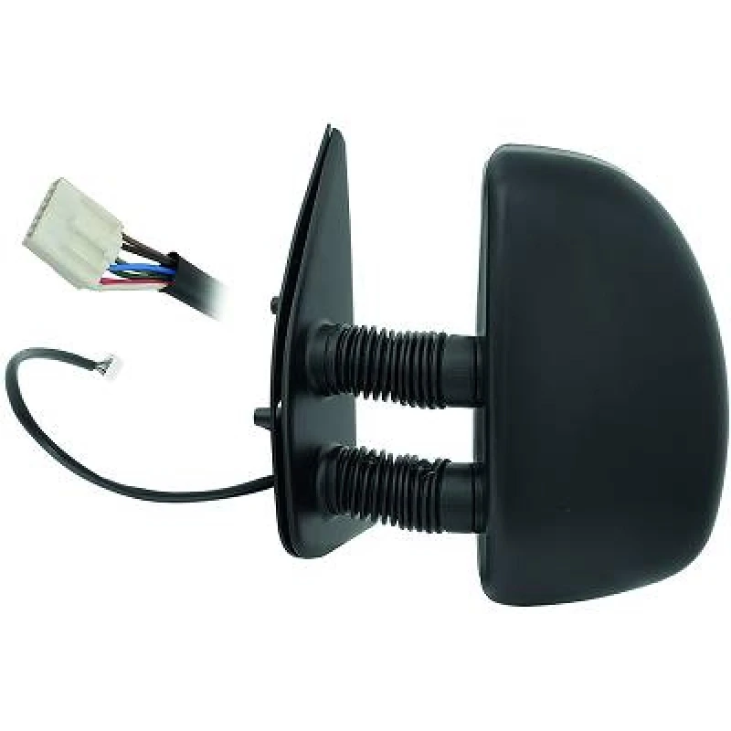 Image of DIEDERICHS 3481327 Wing mirror Left, black, Convex, Grained Outside Mirror (50)