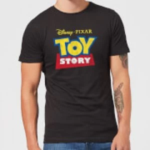 image of Toy Story Logo Mens T-Shirt - Black