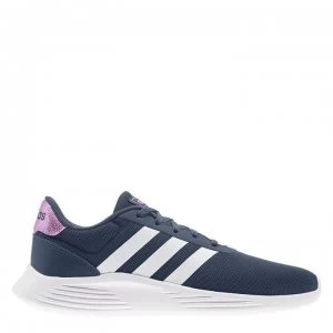Image of adidas Lite Racer 2 Junior Girls Trainers - Navy/WhiteLilac
