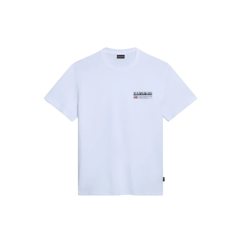 Image of Napapijri S-KASBA Bright White 002 Regular Fit T-Shirts S White 29691401350