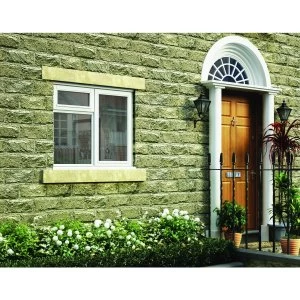 image of Wickes White Timber Casement Window - RH Side Hung and Top Hung 1045 x 1195mm