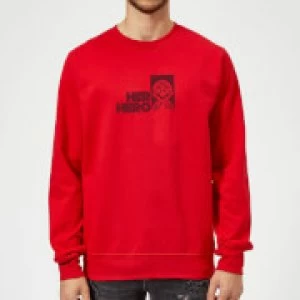 Image of Super Mario Her Hero Sweatshirt - Red - XXL