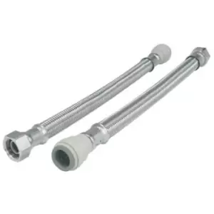 Image of Speedfit X Union Nut Flexi Hose 22mm x 3/4 300mm