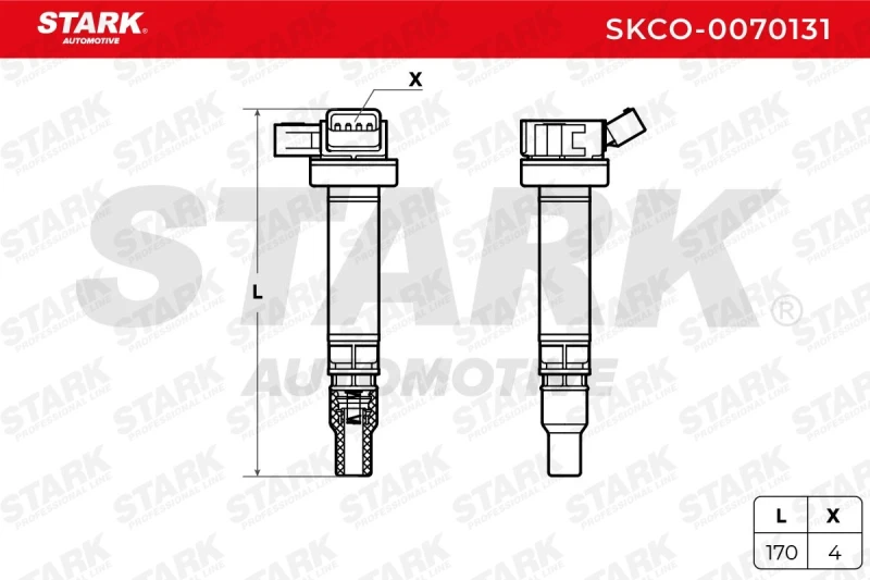 Image of STARK SKCO-0070131 Ignition coil Coil,ignition (689)