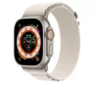 Image of Apple MQE73ZM/A Smart Wearable Accessories Band Beige Polyester