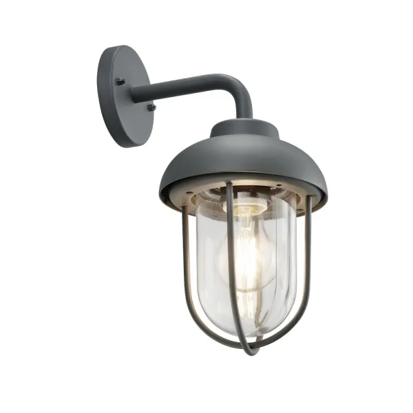 Image of Duero Vintage Outdoor Wall Lantern Anthracite IP44
