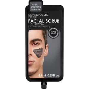 Image of Skin Republic Mens Charcoal Facial Scrub 25ml
