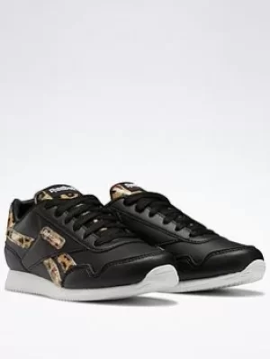 Image of Reebok Royal Classic Jogger 3 Shoes, Black/White, Size 10.5 Younger