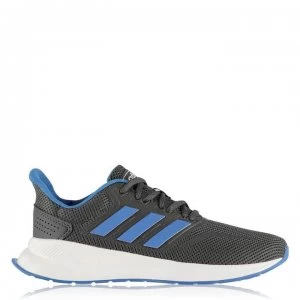 Image of adidas Falcon Trainers Junior Boys - DkGrey/Blue/Wht